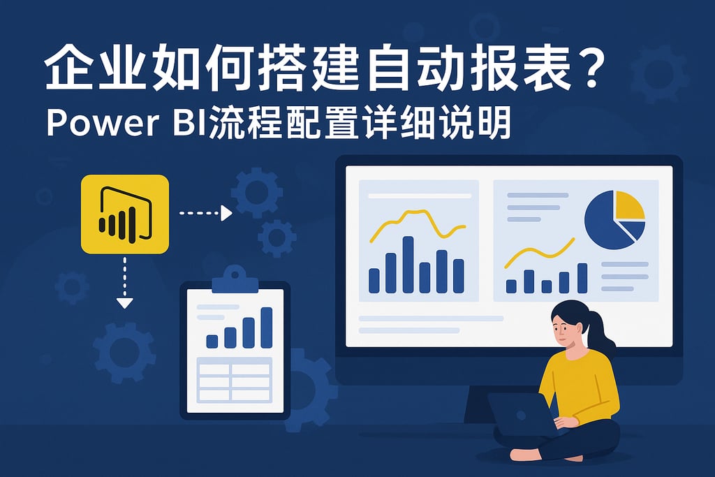 企业如何搭建自动报表？Power BI流程配置详细说明